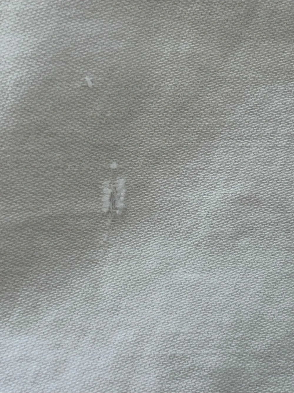 Set of White Embroidered Monogram 